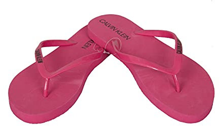 Calvin Klein Chaussons tongs femme mer ou piscine CK article ZW0ZW01414 FF SANDAL W, Vgy Raspberry Sorbet, 37/38 EU