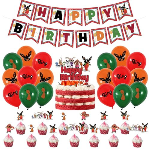 Party Deko Luftballons Deko Geburtstag Kuchentopper Geburtstag Girlande Geburtstagsdeko Luftballons