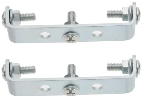Be In Your Mind 2 stücke Fahrrad Hintere Halterung Bike Rear Rack Mount Adapter U-förmige Heckhalterung Adapter für Mountainbikes Klappräder Edelstahl Halterung Mount Adapter
