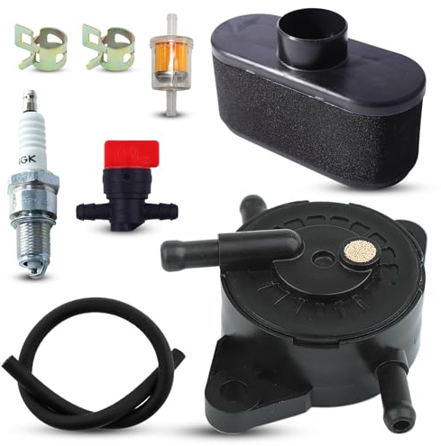Haishine FR691V Kit de Filtros de Aire para Kawasaki FR651V FR730V FS481V FS541V FS600V FS730V Motor Cortacésped Tractor con Bujía Bomba de Combustible Filtro de Aceite Manguera de Combustible