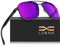 LUENX Sonnenbrille Herren Polarisiert Sonnenbrillen mit Metallrahmen Sunglasses Unisex UV 400 Fahrerbrille Klassische Angeln Outdoor Laufen Fliegerbrille (31 Lila)