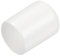 sourcing map 20pcs Rubber End Caps 15mm ID Vinyl Round End Cap Cover Screw Thread Protectors White