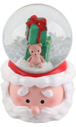 MOUMOUTEN Beleuchteter Weihnachtskristall – niedliche batteriebetriebene Weihnachtskugel-Dekoration, Weihnachtskugel-Dekoration, beleuchteter Weihnachtskristall (Present)