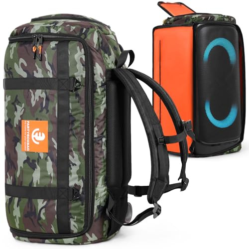 LICHIFIT Aufbewahrungstasche, tragbarer Reiserucksack für JBL PARTYBOX 320 Bluetooth-Lautsprecher, Schutzhülle, Hülle, Tragetasche