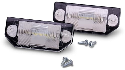 BESTPRICE 2x Kennzeichenleuchten LED beidseitig, Kompatibel mit: VW PASSAT B5 (3B2), VW PASSAT B5 Variant (3B5)