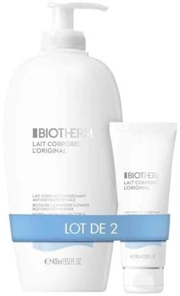 BIOTHERM - Lait Corporel L'Original - Lait Corps Hydratant Anti Dessèchement - Nourrit, Répare & Protège - Pour Tous Types de Peau Même Sensibles et Sèches