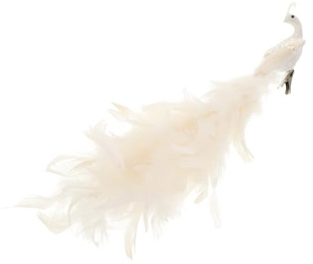 Garneck Pfau Dekoration Weihnachtsbaum Ornament Clip Pfau Weihnachten Baum Schmuck Kunstfeder Für Festliche Anlässe Sicher Und Leicht Für Weihnachtsfeiern Und Dekoration