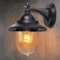 EBION Coach Lantern Outdoor Wall Lights,Traditional Vintage Retro Outside Garden Porch Light,Black Outdoor Lanterns Wall Lamp for Patio Porch Garden Corridor Doorway,(Bulbs not inc.),