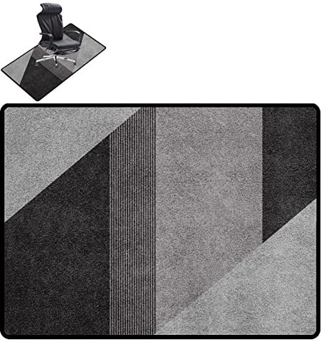 Stehtisch-Matte für Büro-Computerstuhl, rutschfest, weicher Bodenschutz für Hartholzböden, 100 x 100 cm