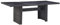 Myheimly Garten Esstisch Gartentisch Terrassentisch Balkontisch Gartenmöbel Tisch Rattantisch 200x100x74cm Poly Rattan Stahl Schwarz