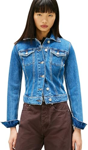 Tommy Jeans Damen Vivianne Skn Jacket Ci8132 Ext Dw0dw22489 Trucker-Jacke (1er Pack)