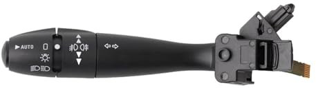 Mando Palanca Luce para Peugeot 1007 206 207 307 406 407 807 2010- Interruptor De La Bocina De La Columna De Dirección E Indicador De Señal De Giro(Auto Function)