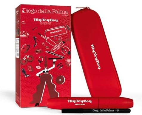 Diego Dalla Palma My Toy Boy Confezione Regalo Donna Mascara My Toy Boy Volumizzante Nero e Matita Occhi 01 Nero