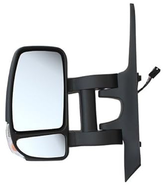 M MODECAR Außenspiegel Links, Elektrisch Verstellbar, Beheizbar, Langer Arm (ca. 20 cm), mit Blinker, für Renault Master III, Opel Movano B, Nissan NV400 ab 2010
