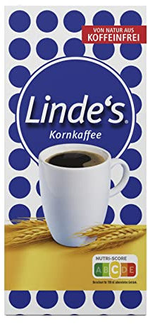 Nestlé LINDE'S KORNKAFFEE, koffeinfrei, mit Gerstenmalz, mild-würziger Geschmack & intensives Aroma ohne Koffein, 1er Pack (1x500g)