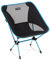 Helinox Chair One Original Lightweight Compact Collapsible Camping Chair Black/Blue, 0.96kg Outdoor Chairs, Camping Chairs for Adult,Portable Chairs for Outside, Backpacking, Picnic, Adventures