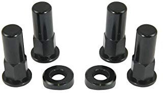 RIM LOCK NUT / SPACER KIT 2PCS BLACK