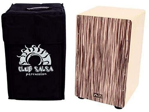 CLUB SALSA F830112 Cajon, Zebrano Design