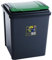 50 Litre Recycling Bin - Flap/Lid (Green)