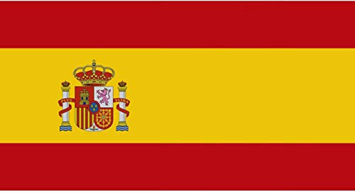 Oedim Bandera de España 85x150cm | Reforzada y con Pespuntes | Bandera de España con 2 Ojales Metálicos y Resistente al Agua
