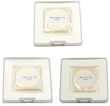ZWO Filter-Set H-Alpha, SII, OIII 36mm ungefasst