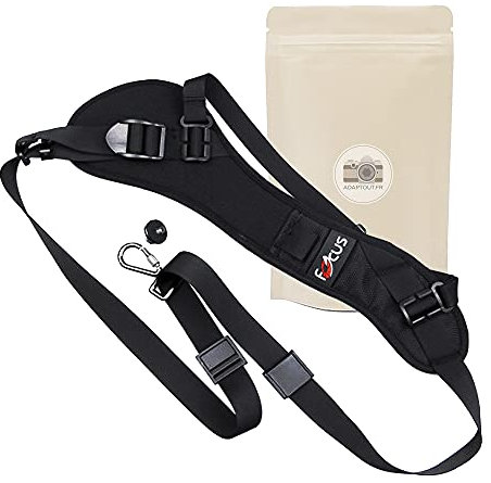 1x Focus Strap with Safety Strap Attachment for DSLR Cameras