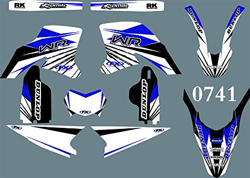 DST0741 3 M Personalizzato Motocross Adesivi Decalcomanie Moto Kit Grafica per Yamaha WR250R 2008 2009 2010 2011 2012 2013 2014 2015