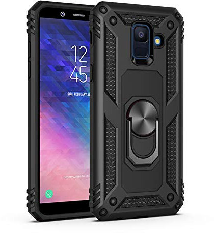 BestST Galaxy A6 2018 Schutzhülle, Galaxy A6 2018 Hülle 360 Grad Handyhülle Bumper Case Robust Cover [Ultra Hybrid Schutzhülle ]+ Displayschutz für Samsung Galaxy A6 2018