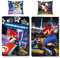 Super Mario Kart Wende-Bettwäsche 135 x 200 cm + 80 x 80 cm 100% Baumwolle Linon Renforcé Luigi Peach Bowser Yoshi Daisy Wario Buu Huu Rosalina Kinderbettwäsche deutsche Größe Reißverschluss