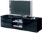 MF Mobile Porta TV Roma Nero Laccato Lucido - Made in Italy, 150 x 50 x h45 cm