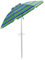 CASART 2M Beach Umbrella, Outdoor Parasol with UPF 50+ Protection, Tilt Crank and Carry Bag, Sun Shade Garden Umbrella for Patio Camping Garden Pool (Blue + Green)