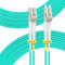 FLYPROFiber 30M OM3 LC auf LC LWL Glasfaser Patchkabel | Längenoptionen: 0,2m-100m, 10 GB Duplex, 50/125 um Multimode Kabel, LSZH 30 Meter