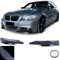 Front Spoiler Ecken Splitter Schwarz Glanz passend für 3er BMW E90 E91 08-12