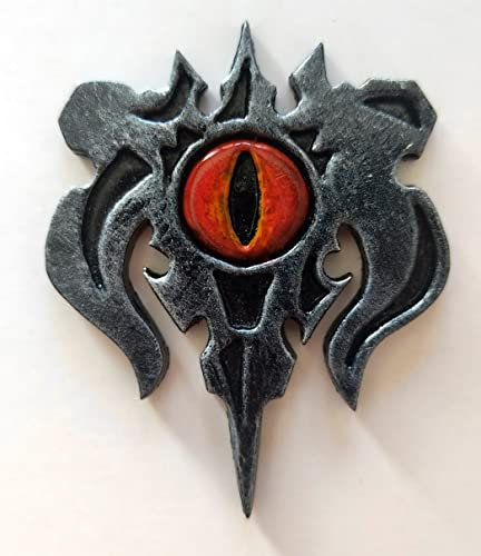 Sauron Auge Anstecknadel, kompatibel für Herr der Ringe Fans, Hobbit, Tolkien, Weihnachten, Sauron eye pin, Compatible for Lord of The Rings fans, gift, birthday, christmas