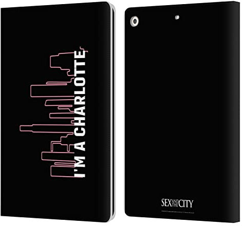 Head Case Designs Offizielle Sex and The City: Television Series Charlotte Charaktere Leder-Wallet-Hülle Kompatibel mit Apple iPad 10.2 2019/2020/2021