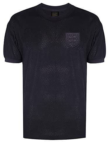 England 1970 Out No 6 Retro Football Shirt Black XX-Large Cotton