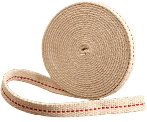 LHX Petroleumlampen-Flachdocht Petroleumlampendocht altmodischer Öllampendocht (Color : White, Size : W2cm)