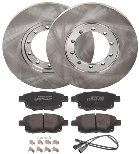 RIDEX 3405B1898 Bremsenset Hinten 280,0mm - Bremsen Set mit Bremsscheiben und Bremsbeläge Satz