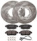 RIDEX 3405B1898 Bremsenset Hinten 280,0mm - Bremsen Set mit Bremsscheiben und Bremsbeläge Satz