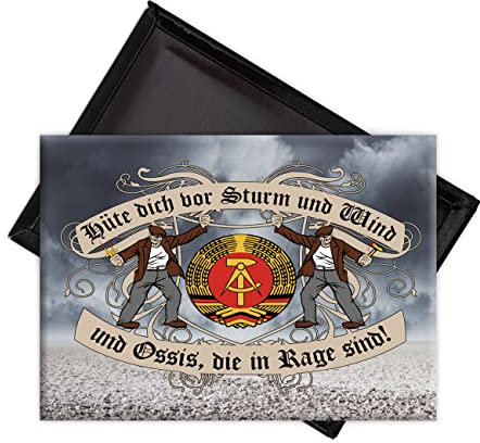 Magnete Kühlschrank DDR Hüte dich vor Sturm und Wind