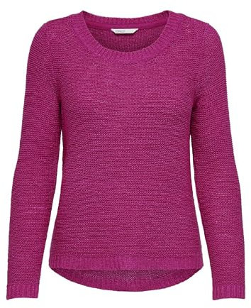 ONLY Onlgeena XO L/S Pull KNT Noos Sweater, Rose, XS Femme