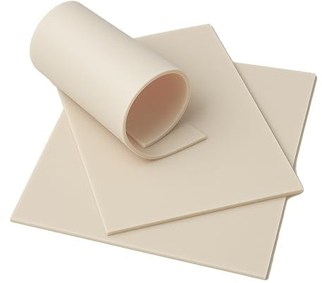 Reelskin Lot de 3 feuilles de silicone double face A5 pour pratique du tatouage, 2,5 mm d'épaisseur, s'étire comme de la vraie peau