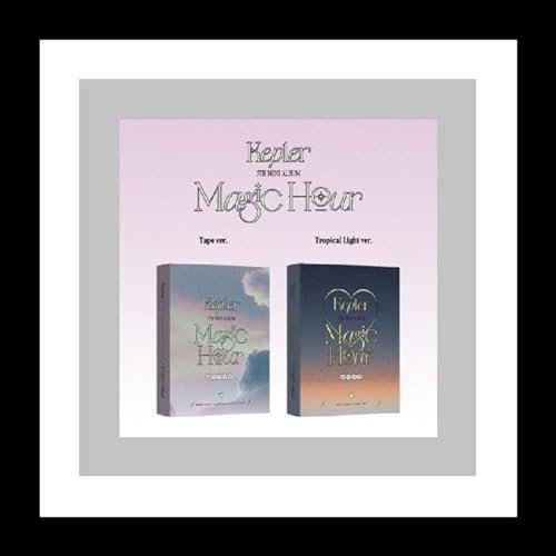 Kep1er Magic Hour 5th Mini Album Unit Version CD+Lyric book+Postcard+Photocard+Folded poster on pack+Tracking Sealed (Unit SET(Tape+Tropical Light))