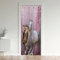 CTQTZ Pferde Türvorhang, 86x203cm(BxH) Blickdicht Thermo Gardinen Vorhang Pferde-Motiv Blackout Vorhang mit Ösen für Schlafzimmer Tür Schrank Vorhang