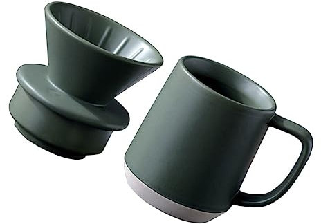 Keramik Kaffee Filter Becher mit Griff, Weihnachten Geschenkideen