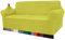 Granbest High Stretch Sofabezug Moderne Sofaüberwurf Jacquard Elastische Sofahusse für Wohnzimmer Protector für Hunde Haustiere (3 Sitzer, Zitronengelb)