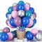 Palloncino Blu Argento Rosa Viola
