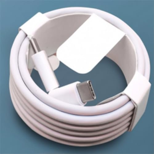 Replacement For Mac-Book Pro Air (M2, 2022) White USB Type C to Magsafe 3 Magnetic Fast Charging Cable Cord 2M Line