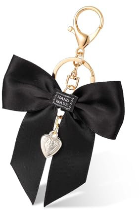 Porte-Clés Noud Mignon, Bow Keychain pour Femmes et Filles Porte-Clés Breloque Noeud Accessoires Cadeaux pour Clé de Voiture Sac à Main