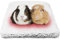 Mygeromon Meerschweinchen Unterlage für Käfig Decke Waschbar Guinea Pig Cage Liner Fleece Kaninchen Einlagen Wiederverwendbar (50×40cm)